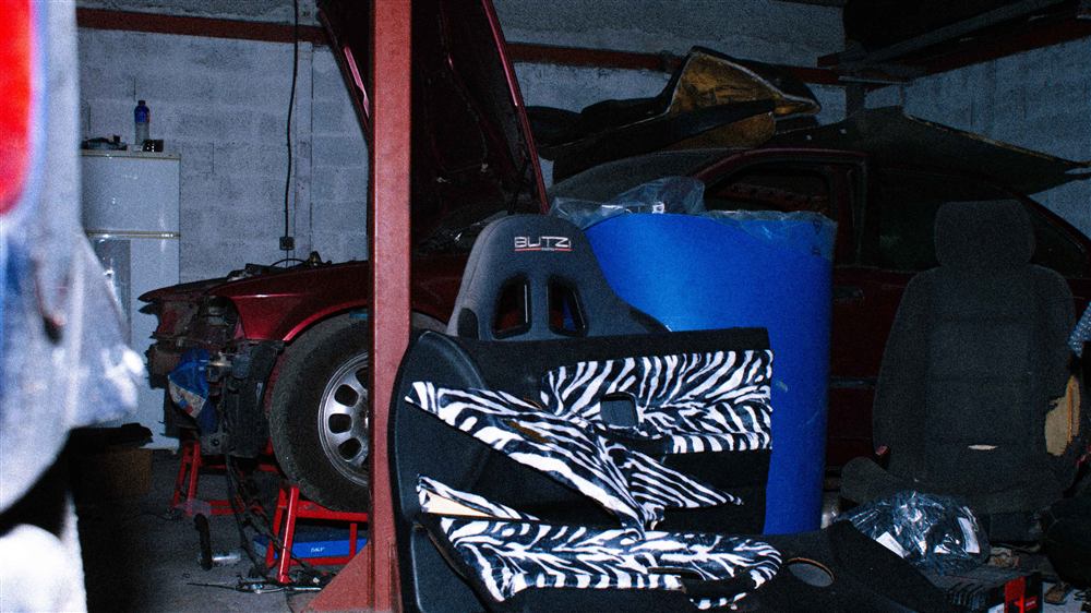 Préparation du baquet, garage